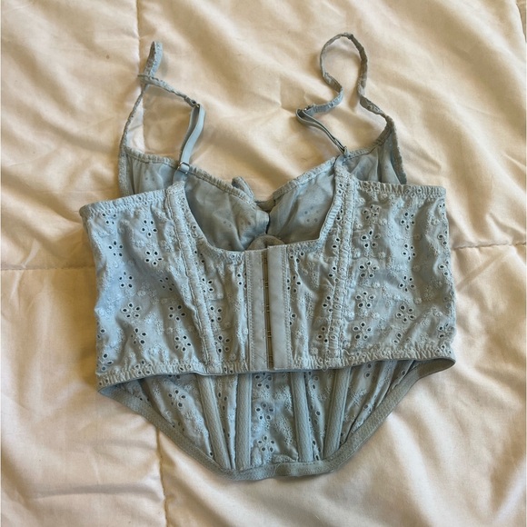 Out From Under Devon Eyelet Cropped Corset - Picture 5 of 6